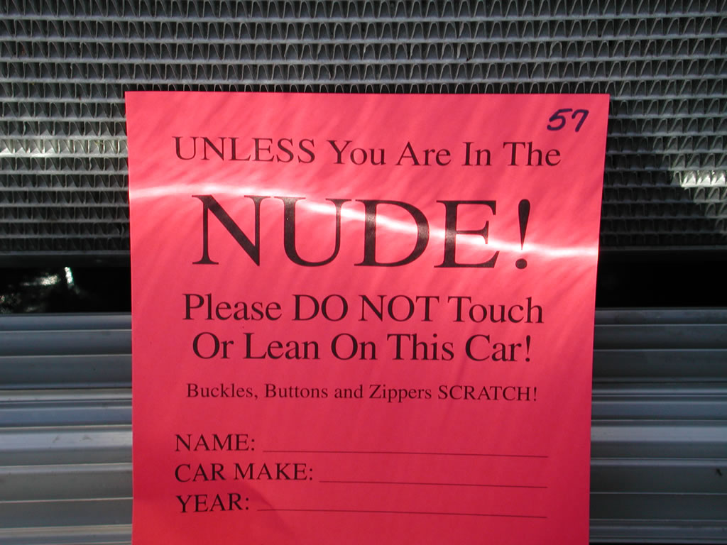 car show etiquette RANT> sort of.. Vintage Mustang Forums