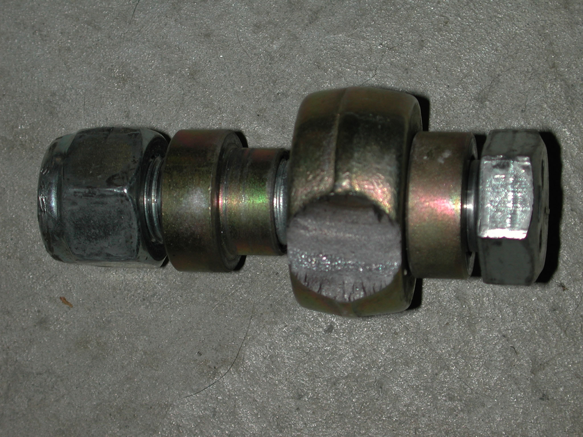 It looks to me like a manufacturing defect.  See the granularity?