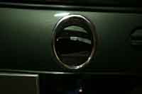 Passenger side GT valance port hole.  Lots of room here.