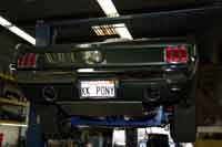 Rear view with fuel cell and GT valance.